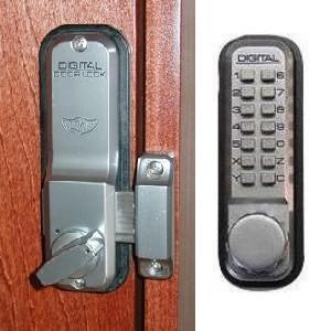 Lockey 2200 Keyless Mechanical Digital Deadbolt Door Lock Surface Mount is a